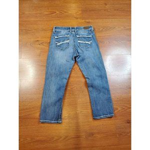 BKE Blue Denim Harper Low Rise Capris Womens Jeans 29 X 24